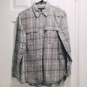 Banana Republic plaid cotton shirt